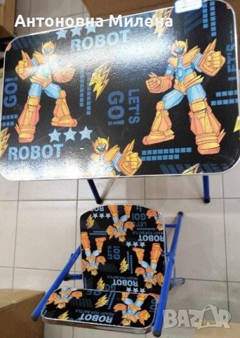 Комплект маса и стол за деца с дизайн Принцеси, снимка 6 - Мебели за детската стая - 32193521