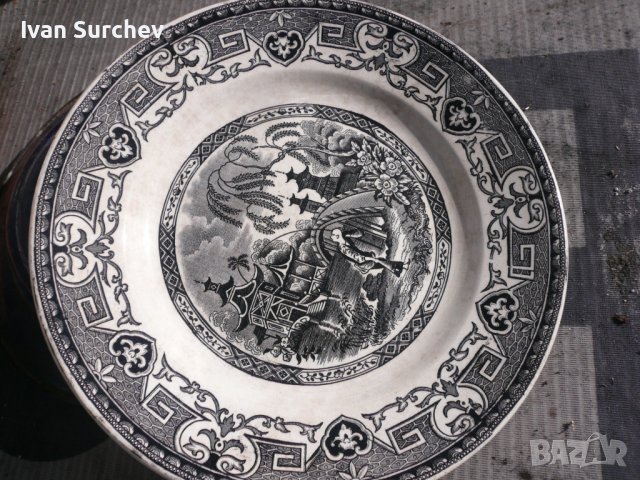 СТАРА РИСУВАНА 4ИНИЯ ПОРЦЕЛАНОВА