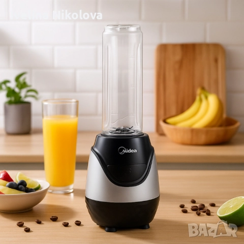 Компактен и мощен блендер Midea BL1189CEE-MPO1S, снимка 8 - Блендери - 51744010