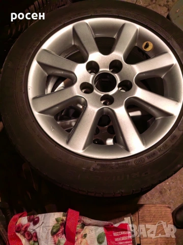 Джанти 5х100 16 цола с хубави гуми, снимка 3 - Гуми и джанти - 53354193