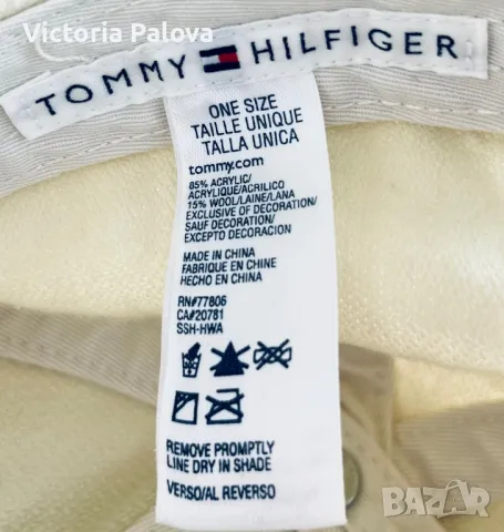 Шапка с козирка TOMMY HILFIGER 15% вълна, снимка 8 - Шапки - 47564199