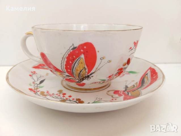 Руски порцелан , снимка 5 - Чаши - 52225266