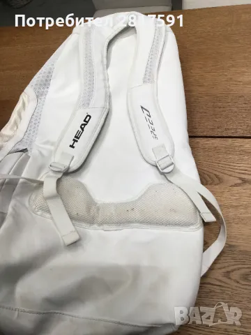 Тенис сак Head Speed, специална серия за Джокович 6R бял, снимка 14 - Тенис - 49935980