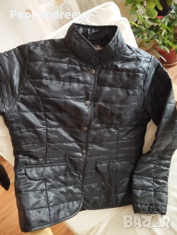 Черно есенно сако