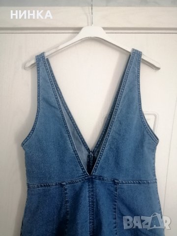 Дънкена дамска рокля, снимка 4 - Рокли - 37344682