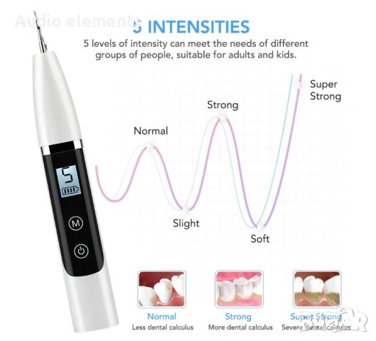 Професионален ултразвуков уред за почистване на зъби и зъбен камък, снимка 3 - Стоматология - 43379397