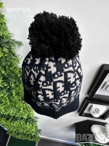 Зимна шапка Dior - нова, снимка 5 - Шапки - 52376525