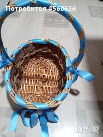 Кошница за крещене , снимка 2 - Декорация за дома - 51370919
