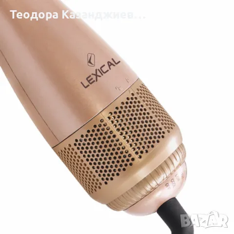 Електрическа нагреваема четка за коса 1200W Lexical, снимка 4 - Други - 49740270