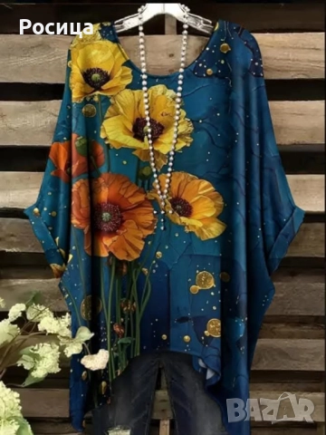 Дамски блузон туника размер 4ХЛ