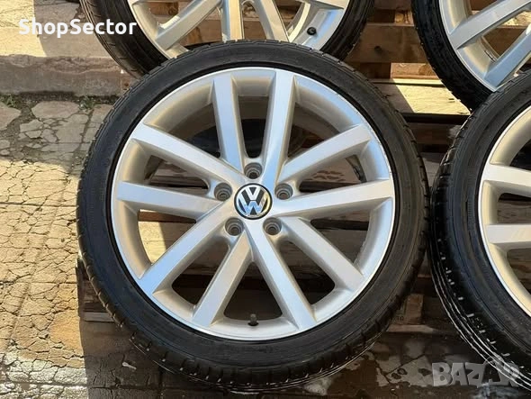 5х112 Джанти 18 Цола Фолксваген Голф Кади Тоуран 5x112 VW Golf, снимка 4 - Гуми и джанти - 53277173