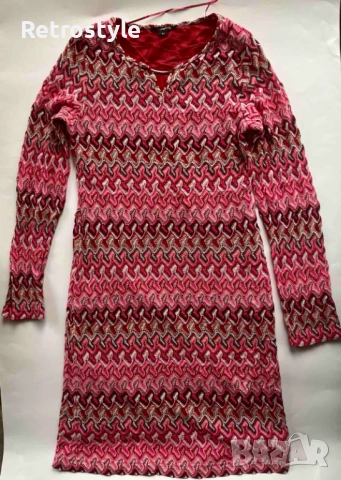 Страхотна плетена рокля на Comma, снимка 2 - Рокли - 52681782
