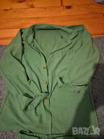 зелен летен костюм Радис, снимка 2 - Комплекти - 51359514