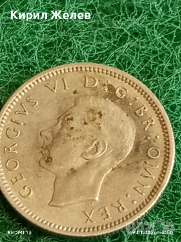 Четири монети 6 пенса 1948г. Великобритания Крал Джордж пети за КОЛЕКЦИЯ 53336, снимка 9 - Нумизматика и бонистика - 53148121