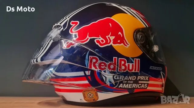 HJC RPHA 1 Red Bull Austin FIM, снимка 3 - Аксесоари и консумативи - 50337233
