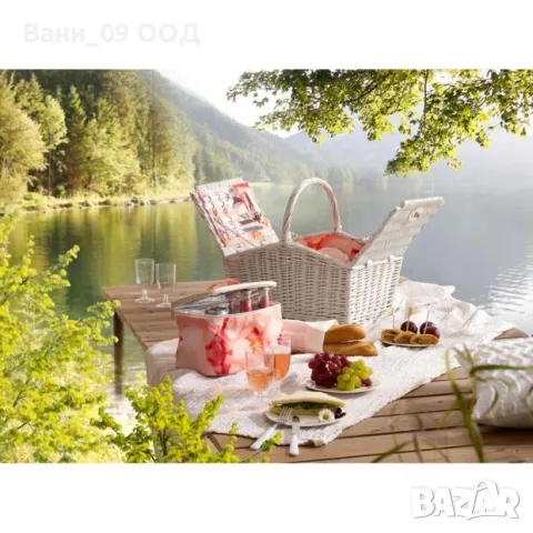 Кошница за пикник, плюс термо чанта, снимка 2 - Други стоки за дома - 49601251