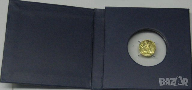 Златна монета 100 евро "Шампионска лига 2016" 1.80 грама, снимка 2 - Нумизматика и бонистика - 38966992