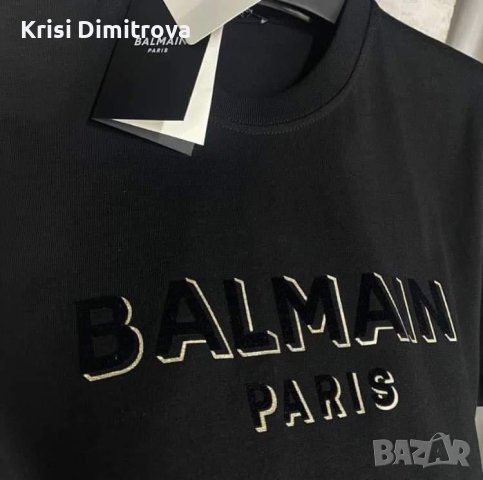 Оригинална мъжка тениска Balmain , снимка 2 - Тениски - 43863876