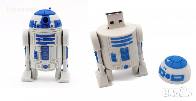 Флашка 32 гб R2-D2 Star Wars , The Mandalorian  , междузвездни войни, снимка 4 - USB Flash памети - 27308824