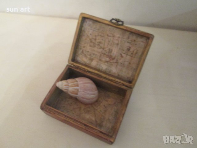 стара дървена кутийка с ангелче, снимка 6 - Декорация за дома - 37125120