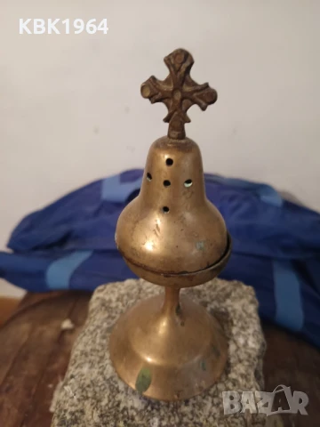 Старо домашно кандило, снимка 2 - Антикварни и старинни предмети - 51243781