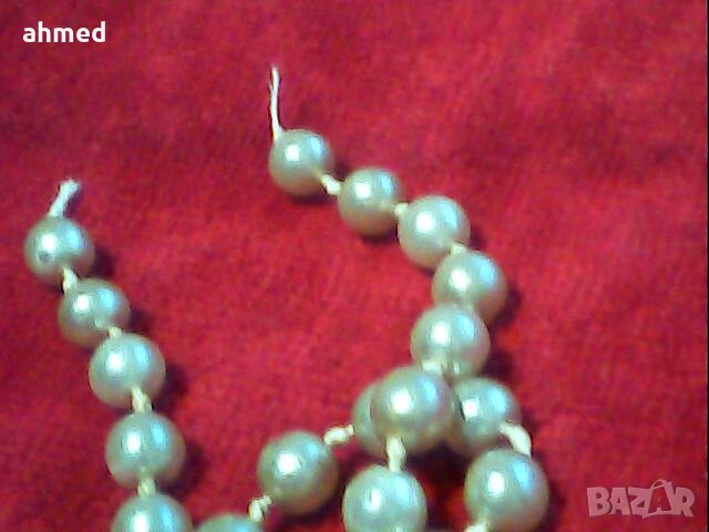 красиво старо перлно колие естествени перли, снимка 3 - Антикварни и старинни предмети - 43876522
