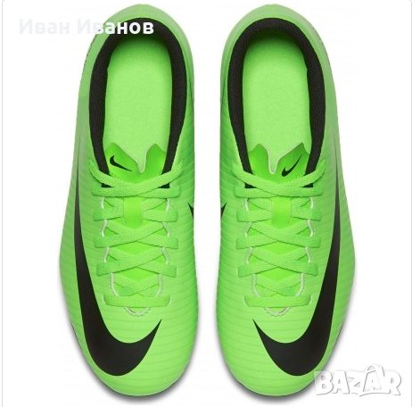 бутонки NIKE MERCURIAL VORTEX III FG JUNIOR номер 38, снимка 3 - Футбол - 32923106