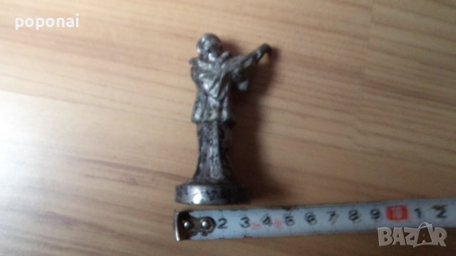 Метална статуетка, снимка 5 - Антикварни и старинни предмети - 38605416