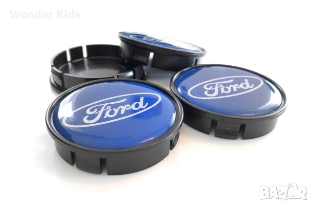 Капачки За Джанти 55/60/52мм / за Ford Форд / син цвят декоративни тапи за централен отвор, снимка 2 - Аксесоари и консумативи - 40938564