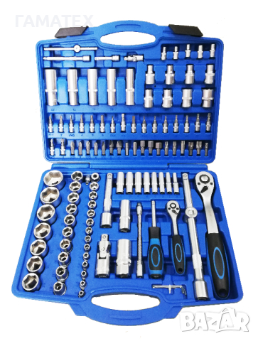 Комплект гедоре 1/4"и 1/2" Dr. – 111 ч., 10111