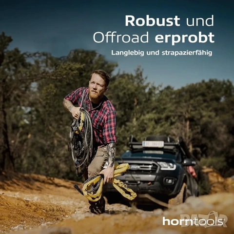 Полиспаст за лебедка 9 тона за стоманени и синтетични въжета, horntools, снимка 7 - Аксесоари и консумативи - 53295071