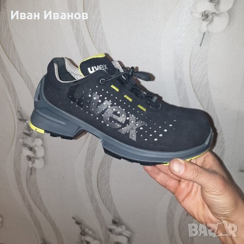 предпазни работни обувки с бомбе uvex 1 / 8543.8 S1 SRC номер 39, снимка 4 - Други - 43662311