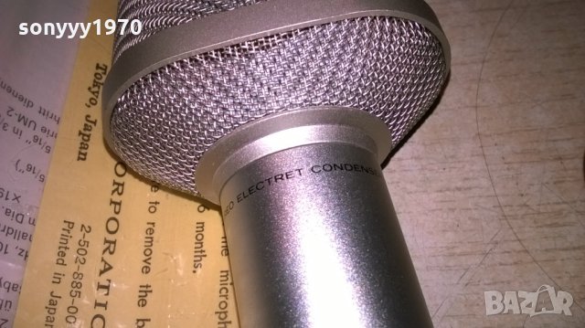 sony tokyo-made in japan-stereo microphone-внос франция, снимка 5 - Микрофони - 26684214