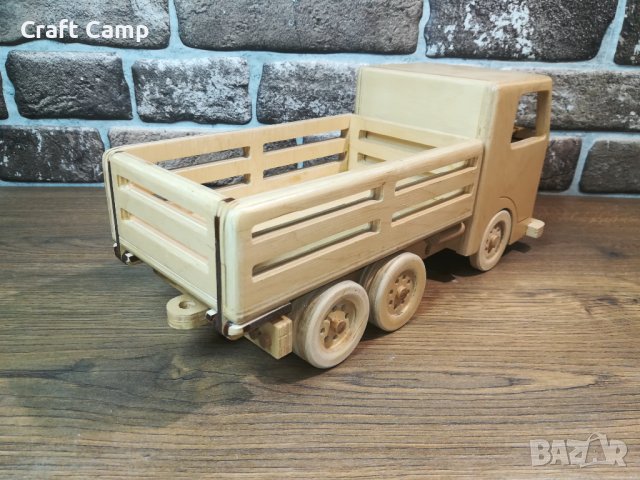 Дървен макет на Фермерски камион (Бордови камион) – Craft Camp, снимка 7 - Коли, камиони, мотори, писти - 44127700