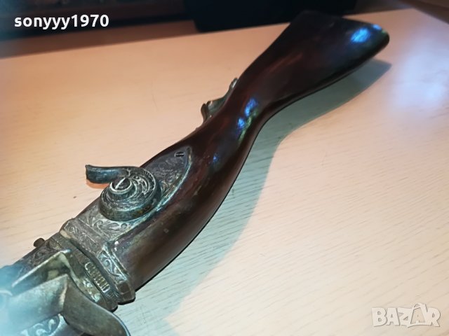 ЗАЯВЕНА-ретро двуцевка с въртящи се дула-внос germany 0306211134, снимка 10 - Антикварни и старинни предмети - 33091098