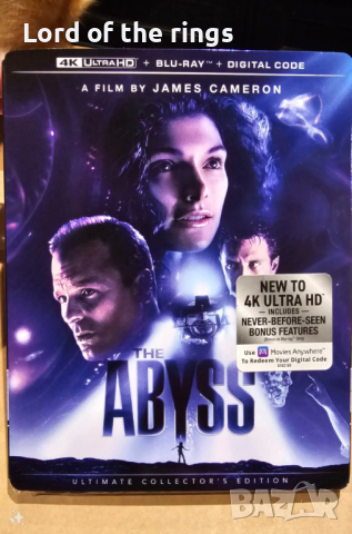 The Abyss Ultimate Collector's Edition 4K Blu-ray - "Бездната" 4K, снимка 1 - Blu-Ray филми - 44935462