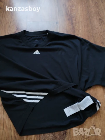 adidas Performance CROPPED TEE W - страхотна дамска тениска L, снимка 5 - Тениски - 50925943