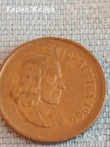 Стара монета 1 цент 1966г. Южна Африка рядка за КОЛЕКЦИОНЕРИ 41222, снимка 3 - Нумизматика и бонистика - 48857773