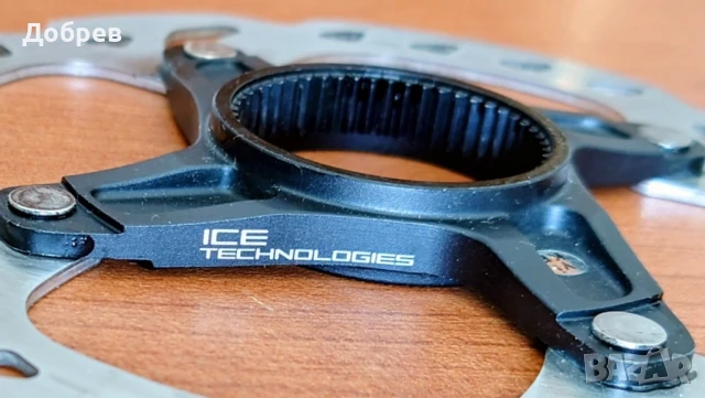 РОТОР Shimano XTR SM-RT97 140mm Rotor CL Ice Tech Disc, снимка 3 - Части за велосипеди - 51352099