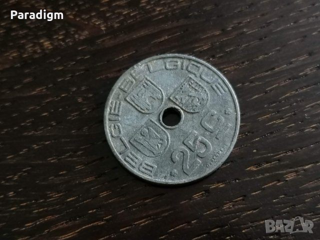 Монета - Белгия - 25 цента | 1946г.