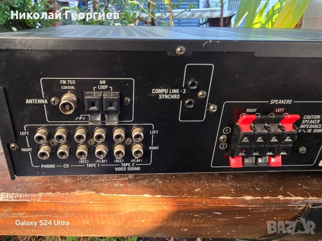 Усилвател JVC RX-308BK, снимка 6 - Ресийвъри, усилватели, смесителни пултове - 51951004