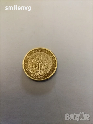 1 евро 2000 , снимка 2 - Колекции - 53210875