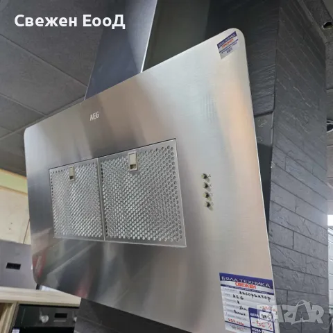 наклонен аспиратор AEG - 90см., снимка 2 - Абсорбатори - 49398254