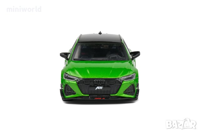 Audi Abt RS6-R Avant Kombi 2022 - мащаб 1:43 на Solido моделът е нов в PVC дисплей-кейс, снимка 8 - Колекции - 42727119