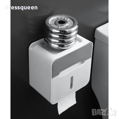 57500 Самозалепяща поставка за тоалетна хартия с чекмедже и рафт за телефон, снимка 9 - Други стоки за дома - 44125985