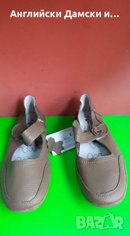 Английски дамски обувки естсетвена кожа-3 цвята, снимка 13 - Дамски ежедневни обувки - 28351489