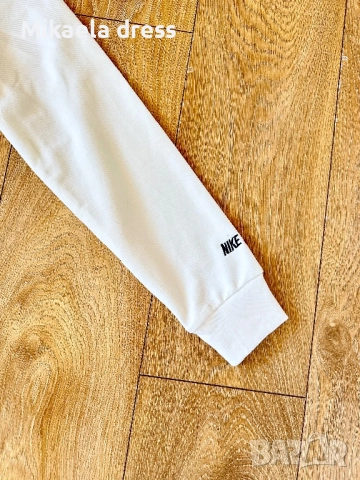 Nike!Суперсвеж ежедневен памучен суичър Nike.Размери С М и Л, снимка 3 - Суичъри - 52150531