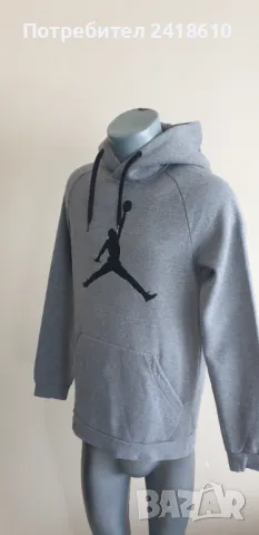 Jordan Cotton Hoodie SWOOSH Mens Size S  ОРИГИНАЛ! Мъжки Суичер !, снимка 12 - Спортни дрехи, екипи - 47449662