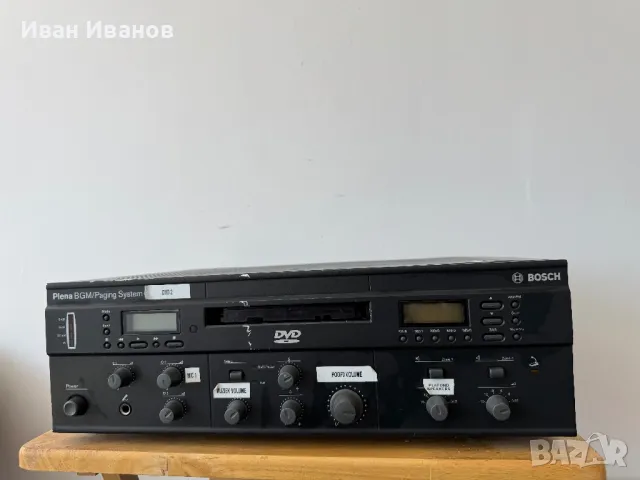 Bosch PLN-2AIO120 усилвател и източник на фонова музика , снимка 4 - Ресийвъри, усилватели, смесителни пултове - 50154734