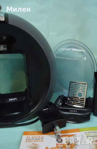 Кафемашина с гаранция 1 година NESCAFÉ® Dolce gusto Krups Circolo.B&W, снимка 2 - Кафемашини - 53576507